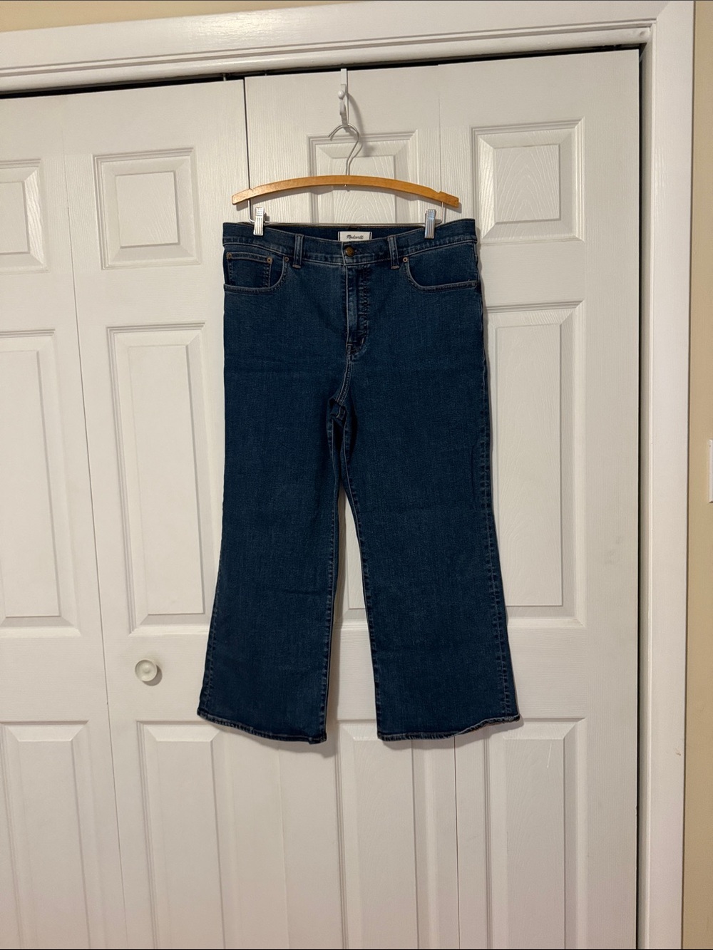 Madewell Dark Blue Flare Jeans
